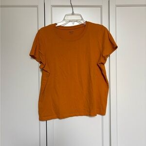 Madewell Short Sleeve Tee in Warm Orange